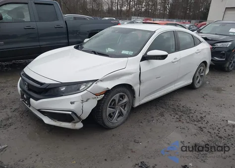 2020 Honda Civic Lx из США, поврежденный, VIN 2HGFC2F66LH540897